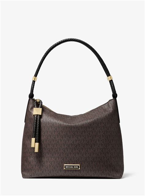 michael kors lexington medium purse|Lexington Medium Logo Shoulder Bag .